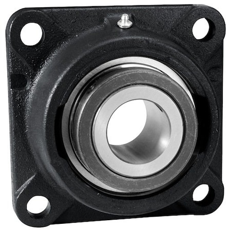 Link-Belt Flange Block Bearing; 4 Bolt Square Flange Block; 2-3/16 in. Bore; 8.2 in. Bolt Circle Diameter FU335